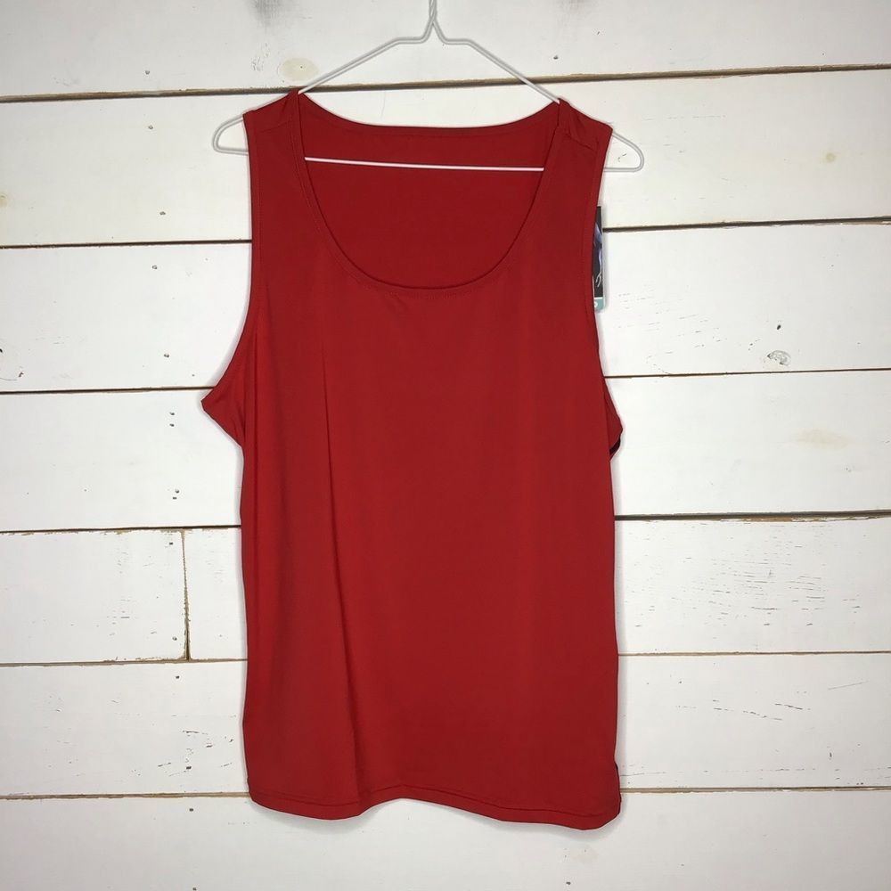 New Tesla Sleeveless Tan Top, Cool Dry Baselayer